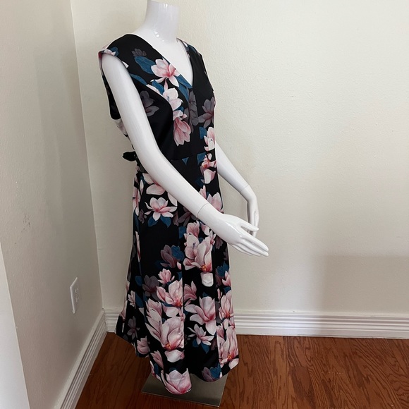 DKNY cocktail floral dress - Picture 2 of 11